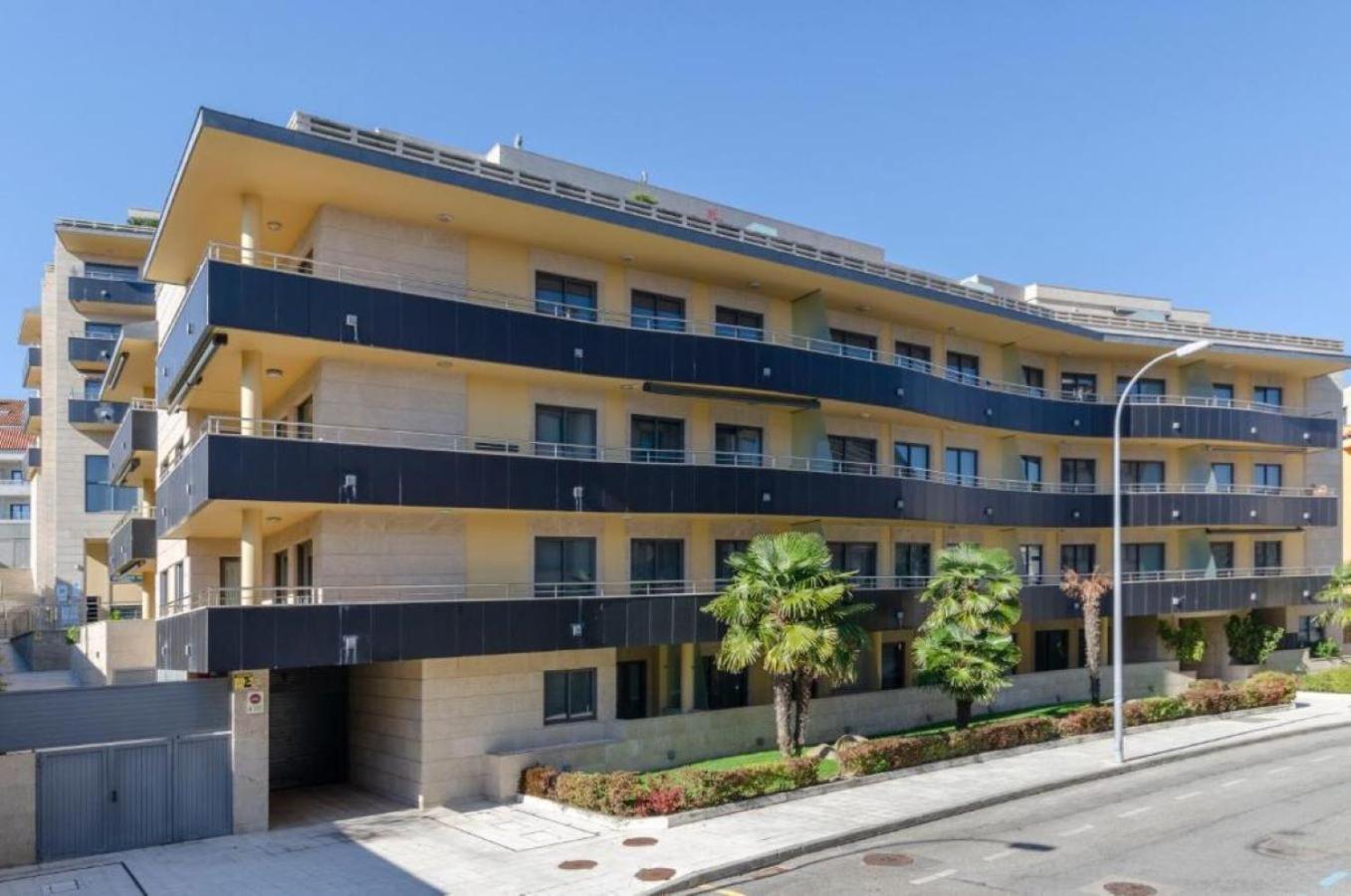 Apartamento En Urbanizacion Con Piscina En Playa De Silgar 桑亨霍 外观 照片